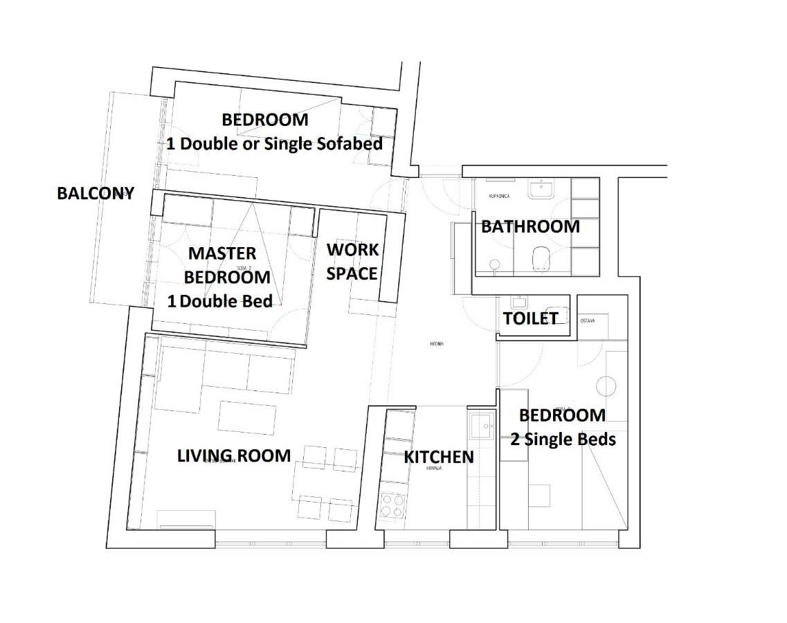 Poet'S Street Apartment Zágráb Kültér fotó